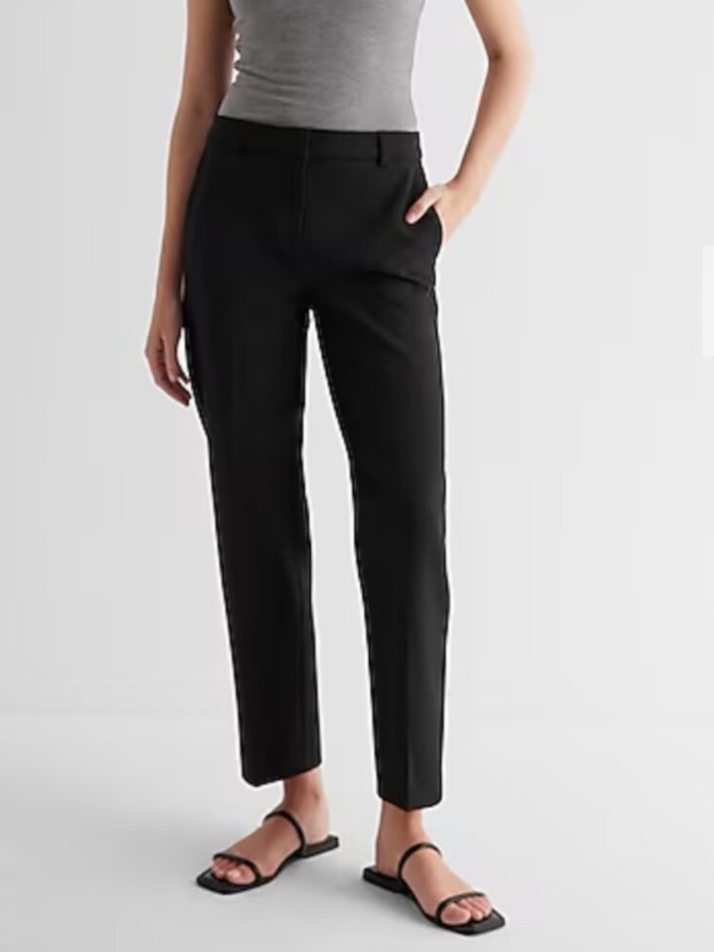 Express Columnist Black Ankle Pants